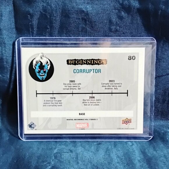5/$20 Mint 2023 UD Corruptor Marvel Beginnings Vol. 2 Series 2 Card 80!! - Picture 2 of 2